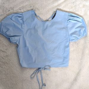 Kendall & Kylie Lace Up Crop Top SZ XS